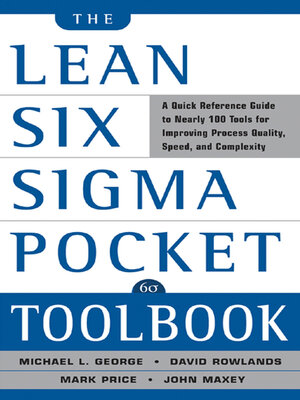 cover image of The Lean Six Sigma Pocket Toolbook
